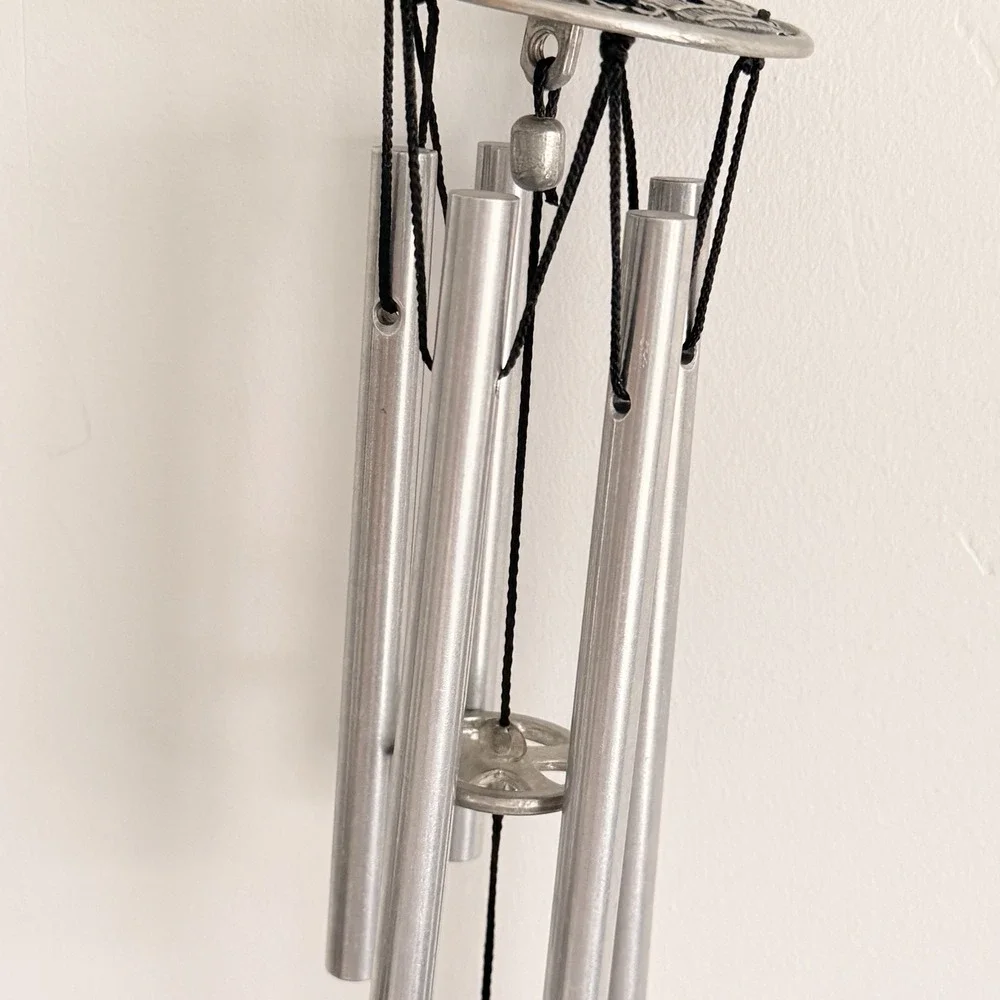 Whispering Winds Fine Pewter Windchimes Rooster Farmhouse 13